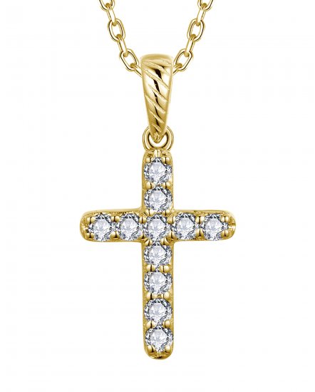 CROSS DIAMOND PENDANT (TP3588)