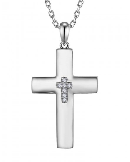 CROSS DIAMOND PENDANT (TP3590)