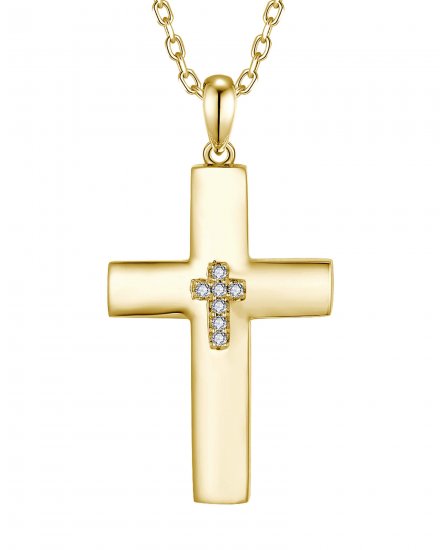 CROSS DIAMOND PENDANT (TP3590)