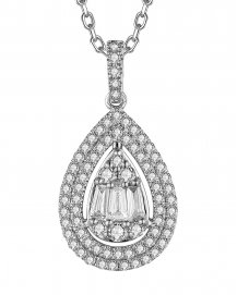 PEAR STYLE DIAMOND PENDANT (TP3595)