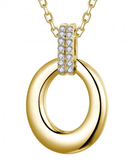 OVAL STYLE DIAMOND PENDANT (TP3605)