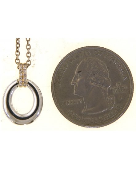 OVAL STYLE DIAMOND PENDANT (TP3605)