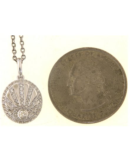 OVAL STYLE DIAMOND PENDANT (TP3611)