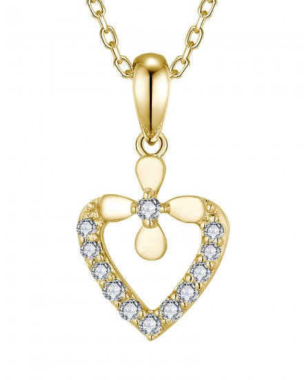 HEART SHAPE DIAMOND PENDANT (TP3612)