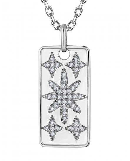 DOG TAG DIAMOND PENDANT (TP3613)