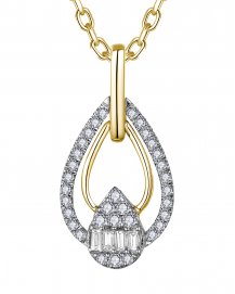 PEAR STYLE DIAMOND PENDANT (TP3625)