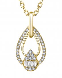 PEAR STYLE DIAMOND PENDANT (TP3625)