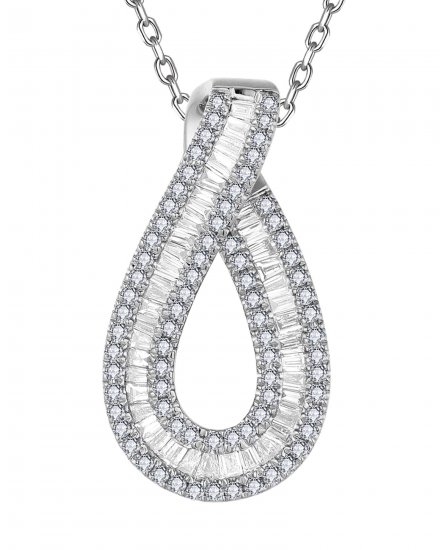 PEAR STYLE DIAMOND PENDANT (TP3630)