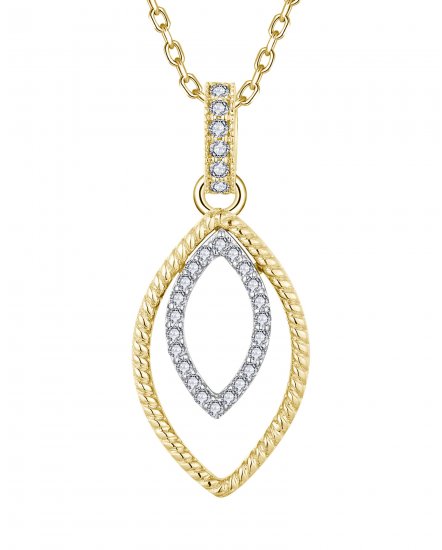 MARQUISE STYLE DIAMOND PENDANT (TP3632)