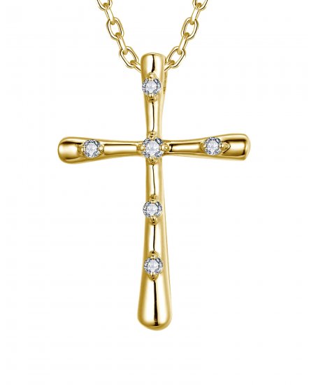CROSS DIAMOND PENDANT (TP3639)