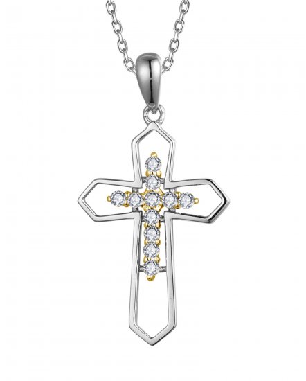 CROSS DIAMOND PENDANT (TP3640)