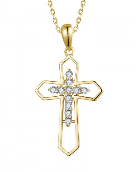 CROSS DIAMOND PENDANT (TP3640)