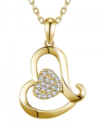 HEART SHAPE DIAMOND PENDANT (TP3650)