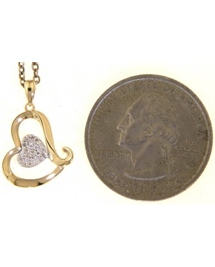 HEART SHAPE DIAMOND PENDANT (TP3650)