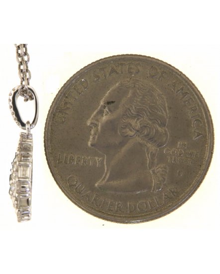 PEAR STYLE DIAMOND PENDANT (TP3655)