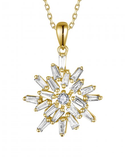 FLORAL STYLE DIAMOND PENDANT (TP3657)