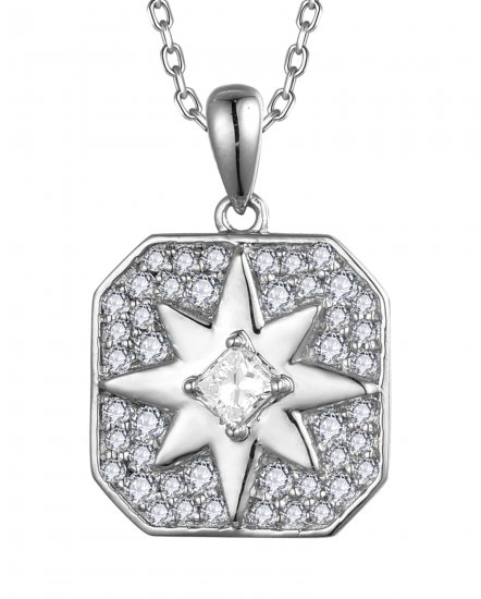 NORTH STAR STYLE DIAMOND PENDANT (TP3670)