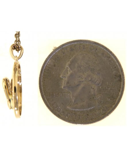 HEART SHAPE ROUND DIAMOND PENDANT (TP3675)