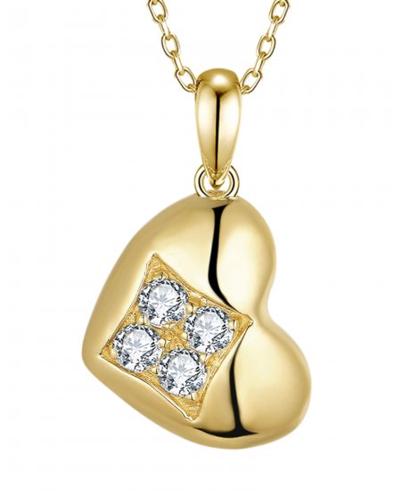 HEART SHAPE DIAMOND PENDANT (TP3676)
