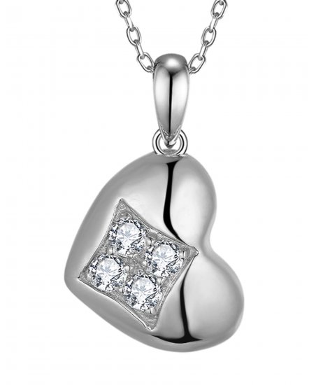 HEART SHAPE DIAMOND PENDANT (TP3676)