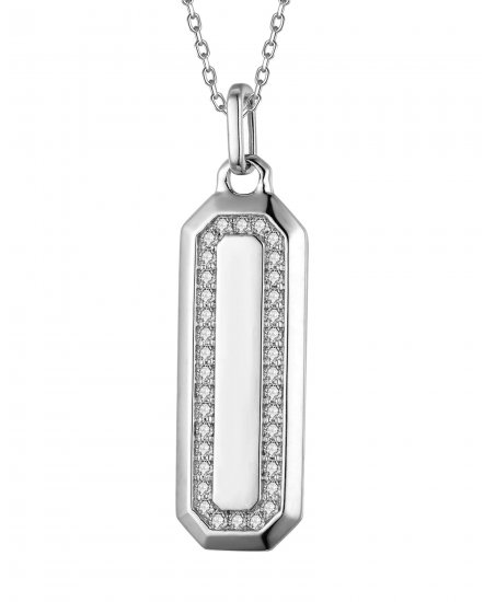 STRAIGHT BAR DIAMOND PENDANT (TP3678)