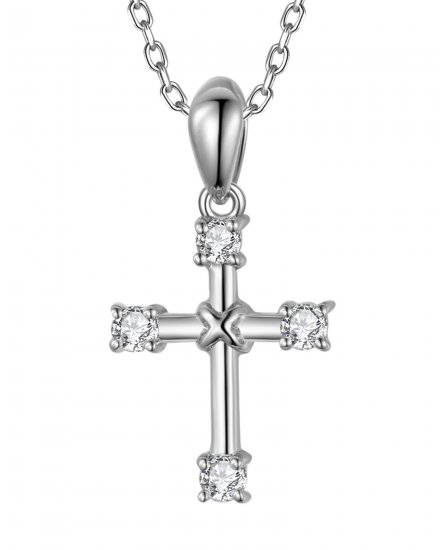 CROSS DIAMOND PENDANT (TP3679)