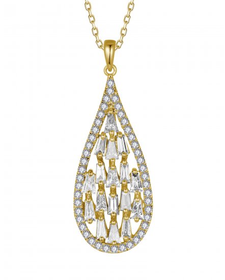 PEAR STYLE DIAMOND PENDANT (TP3697)