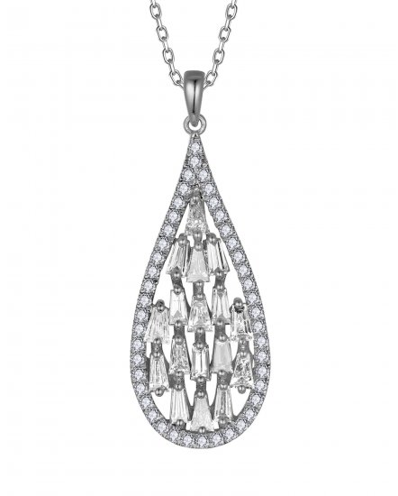 PEAR STYLE DIAMOND PENDANT (TP3697)