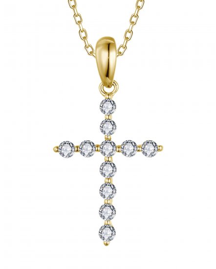 CROSS DIAMOND PENDANT (TP3698F)