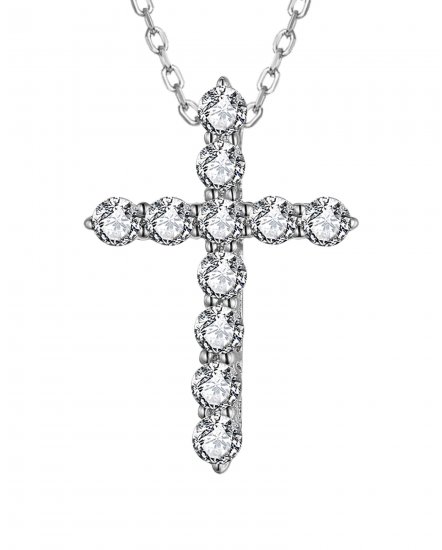 CROSS DIAMOND PENDANT (TP3699F)