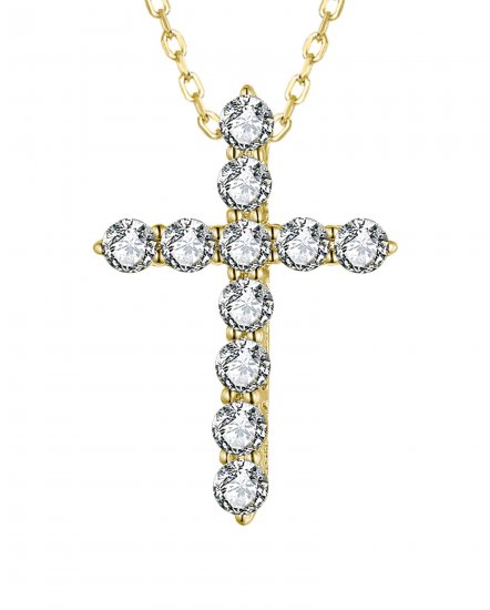 CROSS DIAMOND PENDANT (TP3699F)