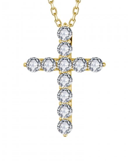 CROSS DIAMOND PENDANT (TP3699H)
