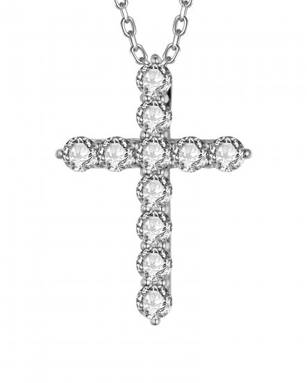 CROSS DIAMOND PENDANT (TP3699H)