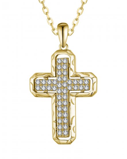 CROSS DIAMOND PENDANT (TP3703)