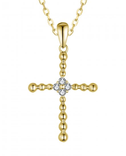 CROSS DIAMOND PENDANT (TP3704)