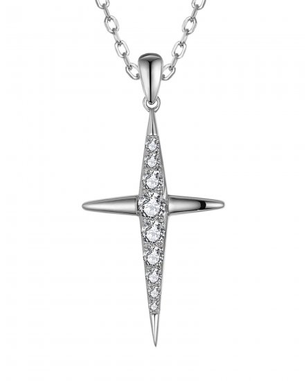 CROSS DIAMOND PENDANT (TP3705)