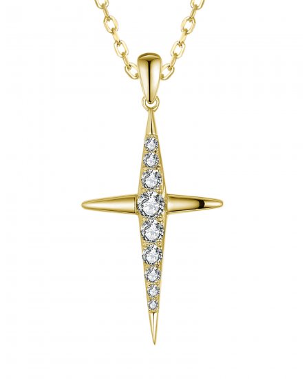 CROSS DIAMOND PENDANT (TP3705)