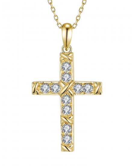 CROSS DIAMOND PENDANT (TP3718)