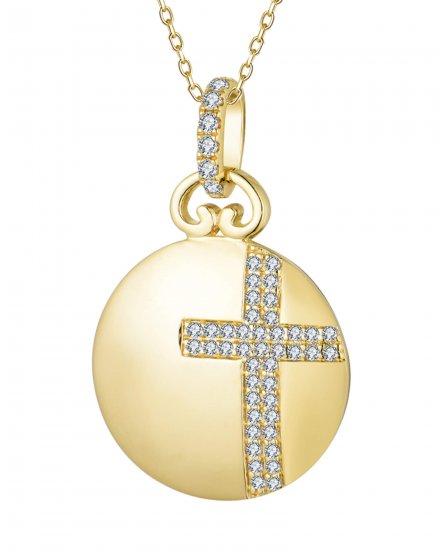 CROSS DIAMOND PENDANT (TP3719)