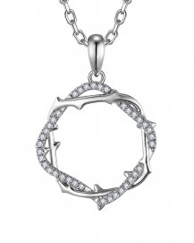 CRISS CROSS DIAMOND PENDANT (TP3724)