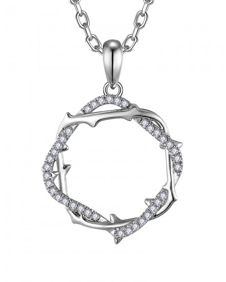 CRISS CROSS DIAMOND PENDANT (TP3724)