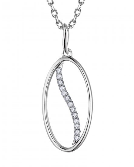 OVAL STYLE DIAMOND PENDANT (TP3729)