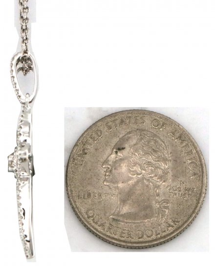 CROSS DIAMOND PENDANT (TP3730)