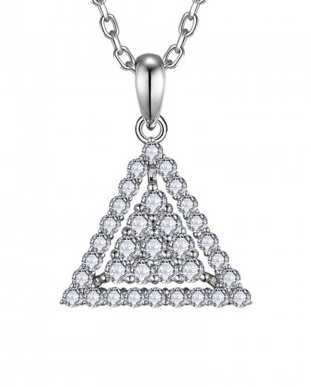 TRIANGLE SHAPE DIAMOND PENDANT (TP3731)