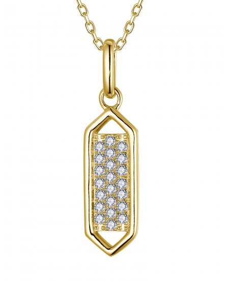 HEXAGON STYLE DIAMOND PENDANT (TP3732)