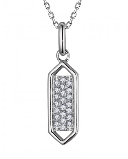 HEXAGON STYLE DIAMOND PENDANT (TP3732)