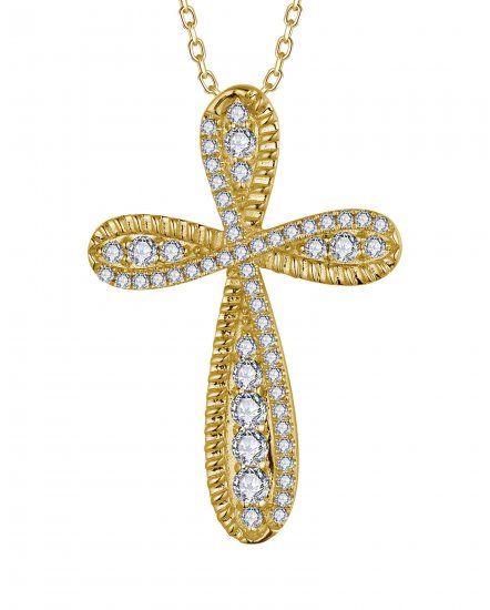 CROSS DIAMOND PENDANT (TP3739)