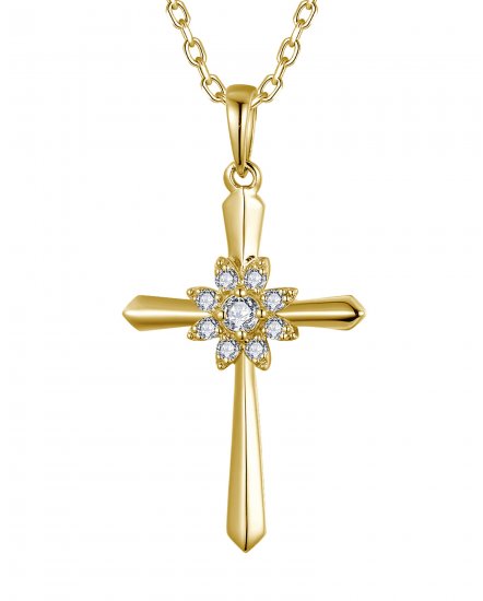 CROSS DIAMOND PENDANT (TP3740)