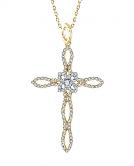 CROSS DIAMOND PENDANT (TP3746)