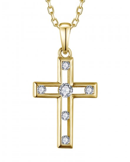 CROSS DIAMOND PENDANT (TP3748)